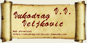 Vukodrag Veljković vizit kartica